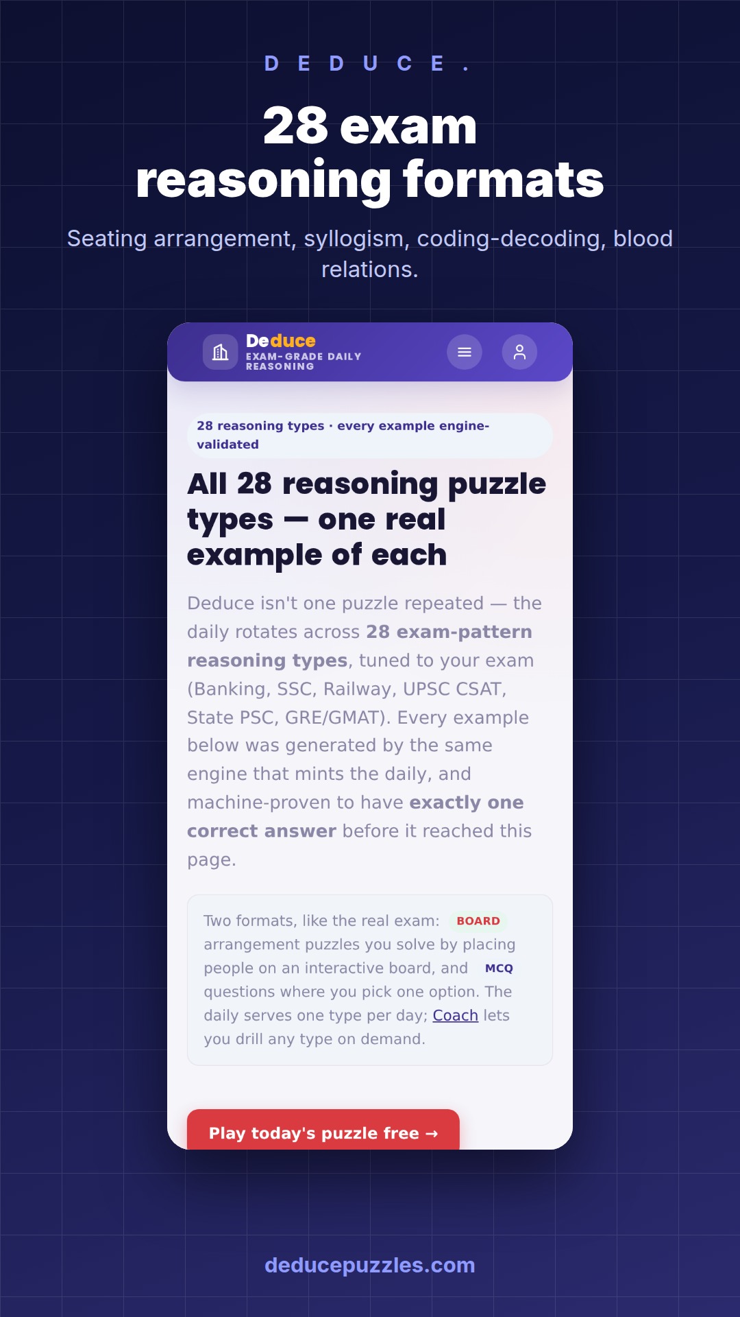 28 reasoning types